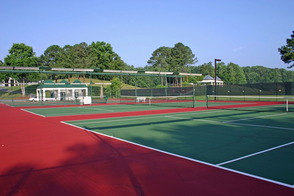 Free empty tennis court image