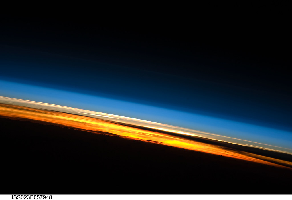 Sunset Over the Indian Ocean (NASA, International Space Station Science, 05/25/10)