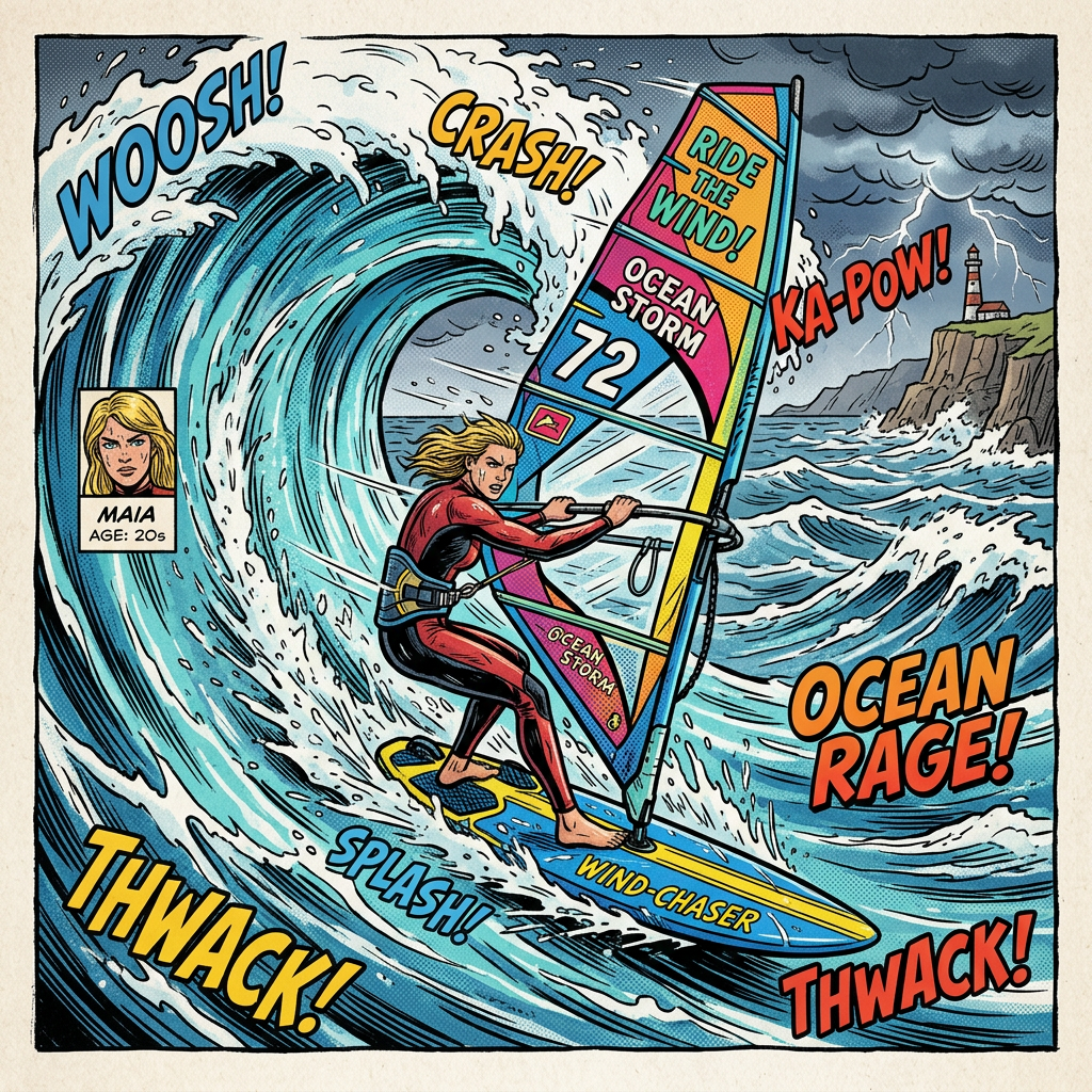Experience the Thrill of Windsurfing with the Spatium Inflatable SUP Paddle Board
